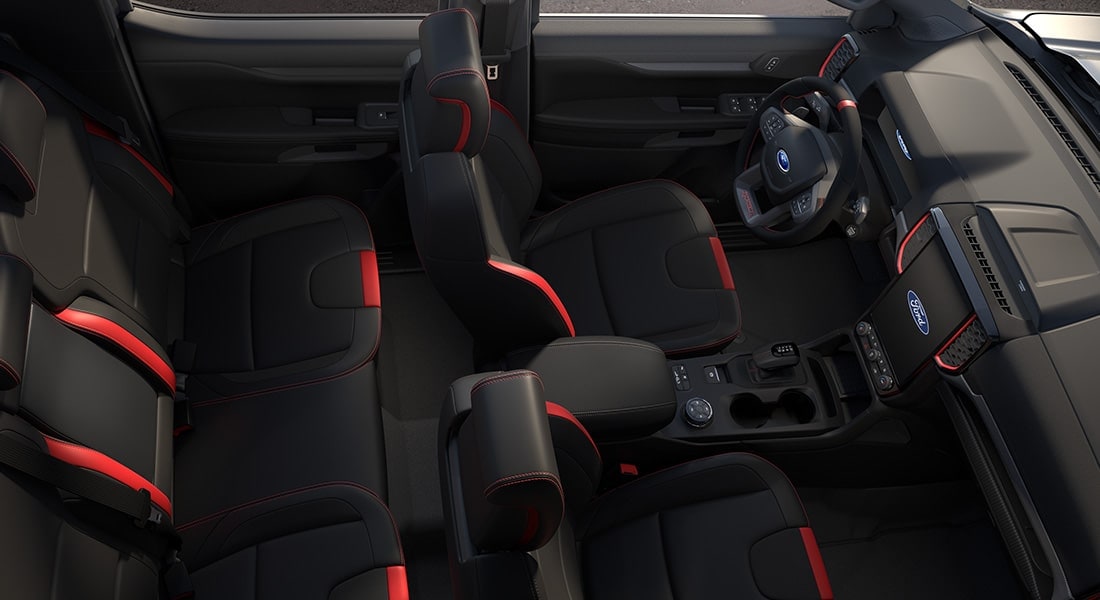 khong gian ben trong xe ranger raptor - Dĩ An Ford